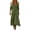 Green, variant on SETOOFF Women V Neck Long Sleeve Maxi Dress Loose Flowy Solid Color Split Side Long Tunic Dress Casual Vacation Beach Travel Daily Dress