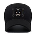 thumbnail image 4 of Fashion Men Women M Letter Three-Dimensional Embroidery Baseball Cap New Unisex Outdoor Casual Sport Duck Tongue Cap Sun Hat, 4 of 7