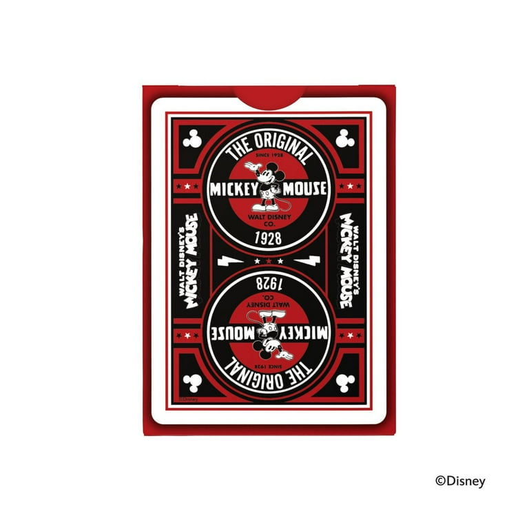 Bicycle Disney 1928 Mickey Mouse Playing Cards, Embossed Deck for