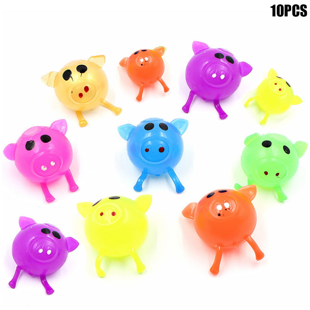 1Pc Anti-stress Decompression Ball Vent Toy Smash Various Styles Pig Toys 