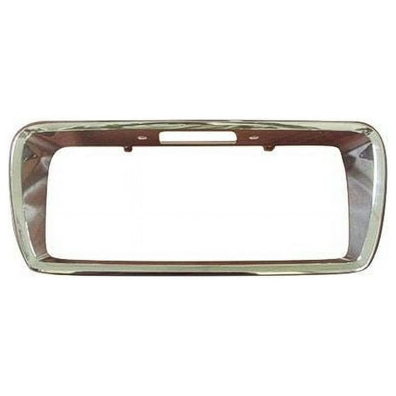 Rear License Plate Bracket - Chrome - Compatible with 2008 - 2012 Chevy Malibu 2009 2010 2011