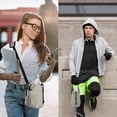 thumbnail image 6 of Water Bottle Holder with Strap, 32/40oz Insulation Water Bottle Carrier Bag with Phone Pocket, Water Bottle Sling Bag Crossbody Water Bottle Holder for Hiking Walking, 6 of 6