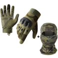 thumbnail image 1 of Men's Motorcycle Gloves Touch Screen Motocross Riding Protective Gear Full Finger Black, 1 of 7