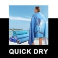 thumbnail image 4 of Fuklindy Fashion Sea Wave Beach Towels & Washcloths 1 Count, 4 of 6