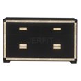 thumbnail image 2 of JERFIT 6-Drawer Dresser with Gold Glitter Handles, Modern Bedroom Chest of Drawers in Black, 2 of 6