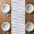 thumbnail image 4 of Table Runner 90 Inches Long for Kitchen Dining, Navy Blue Branches Dresser Scarf Farmhouse, Dining Table Decorations for Wedding/Parties, Modern Abstract Art Forest Silhouettes 13 x 90 In, 4 of 8