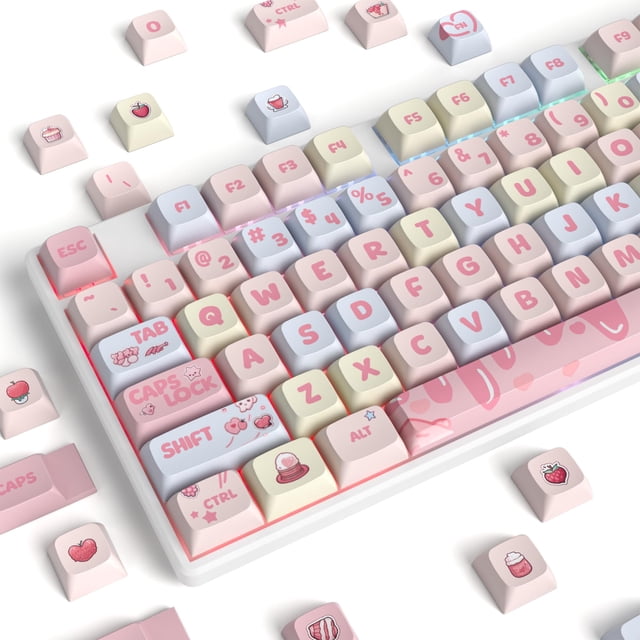 Keycaps Ussixchare Perfil XDA 133 Teclas PBT Sublimación por Tinta