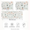 thumbnail image 2 of Yayeee Pillowcase King Size Set of 2 Satin Wrinkle Resistant Pillow Case, Green Garden Pattern, 2 of 8