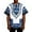 Blue, variant on Tshirts Men T-Shirt Featuring African Print Unisex Crewneck Tee For Everyday Wear Soft Fabric Comfortable Fit Versatile Casual Tops Birthday T-Shirts