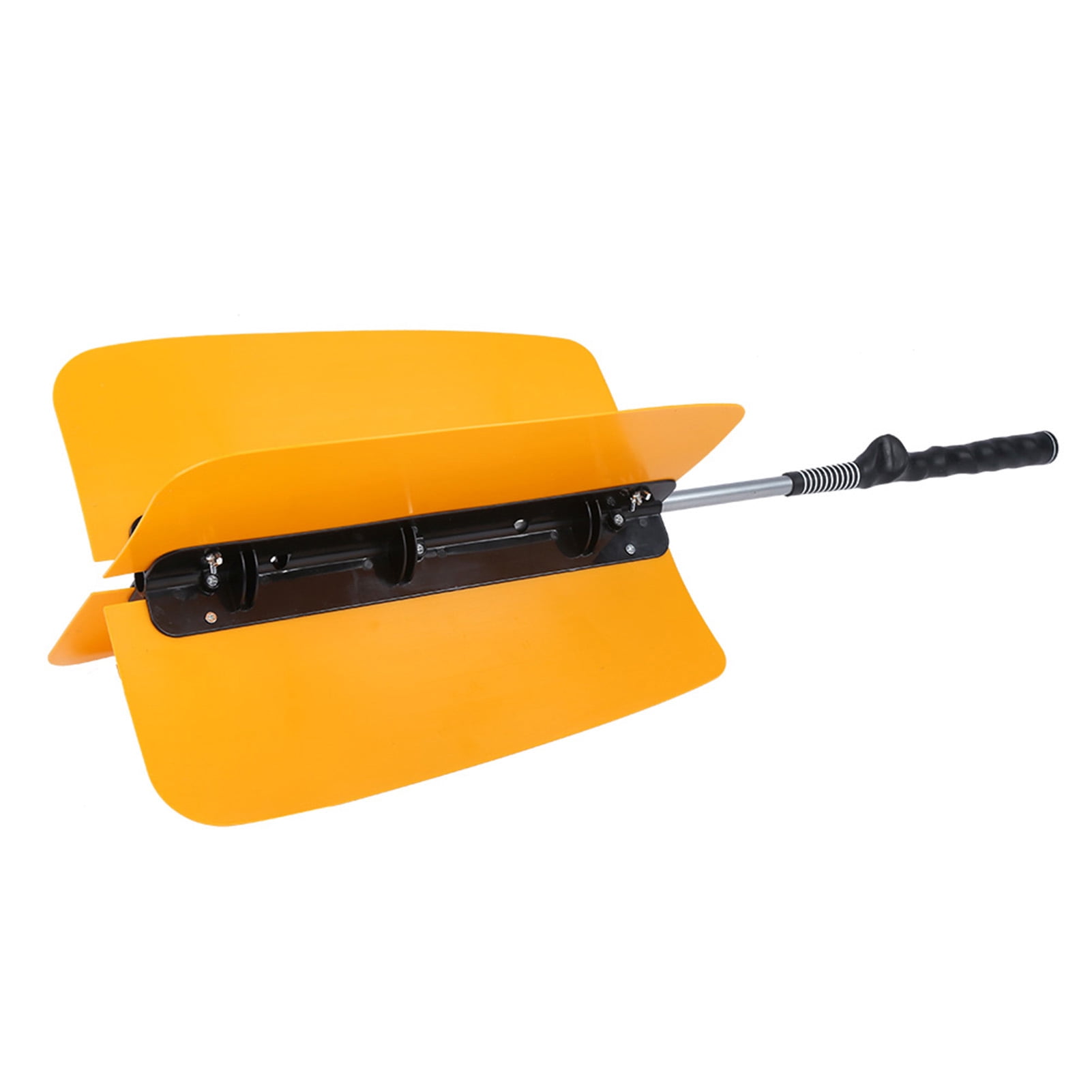 YAHHU ABS Humanized Non-Slip Grip Golf Propeller Fan Trainer Swing Wind Power Training Tool Practice Supplies, Yellow, 30.31 inches / 77 cm