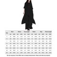 thumbnail image 2 of Pantalones Mujeres Irregular Top + Pantalón 2 piezas Algodón Pantalones rectos Trajes Lady Streetwear Kuymtek Negro T XXL para Mujer, 2 of 7