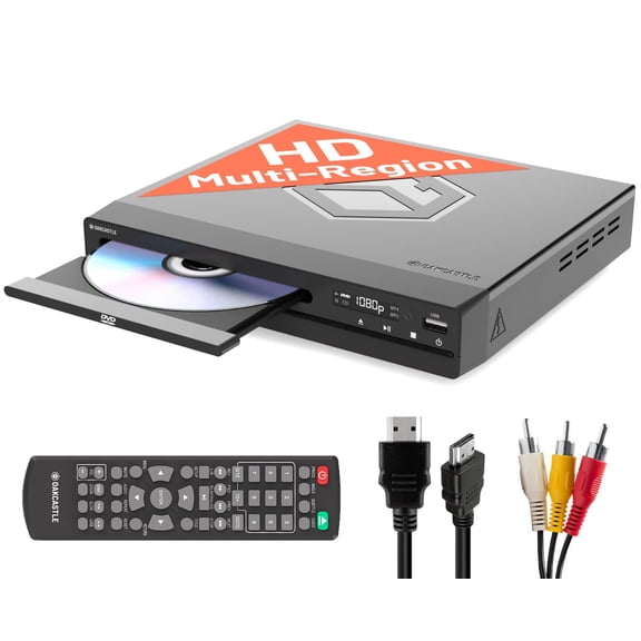 Reproductor de DVD Oakcastle DVD100 HDMI 1080p escalado multirregión