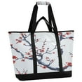 thumbnail image 6 of Large Hand-held Ice Pack Picnic Bag Insulation and Refrigeration Suitable for Shopping Picnics and Camping Red Cherry Blossom, 6 of 8