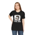 thumbnail image 5 of Feral aunt groovy auntie funny new aunt messy bun leopard Unisex T-shirt, 5 of 7