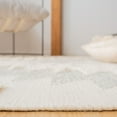 thumbnail image 5 of SAFAVIEH Kenya Lennard Geometric Area Rug, Grey/Ivory, 9' x 12', 5 of 13