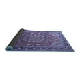 thumbnail image 2 of Ahgly Company Indoor Round Medallion Blue Traditional Area Rugs, 5' Round, 2 of 4