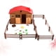 thumbnail image 4 of 1 juego de simulación de granja para niños, juego de mesa de arena para montar, modelo de juguete para el hogar, escritorio, minicasa, 4 of 8