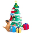 thumbnail image 3 of PayUSD 7FT Christmas Inflatables Decoration Outdoor LED Lights Santa Claus Being Chased Up the Tree Blow Up Xmas Decor Lawn Yard Patio Garden Christmas Decor Indoor Festive Holiday Spirit, 3 of 12