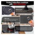 thumbnail image 3 of Induction Cooktop Protector Mat 21.2x35.4 Inch, Electric Stove Burner Covers Antiscratch As Glass Top Stove Cover, 3 of 7