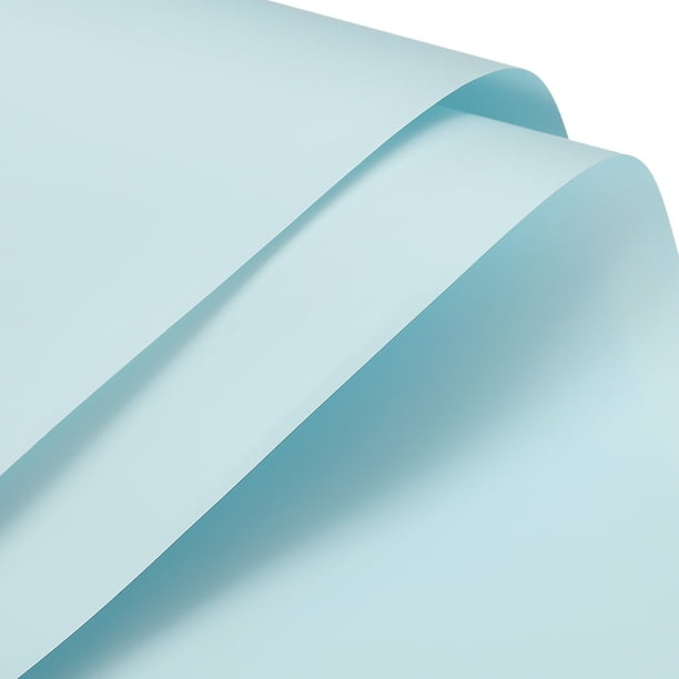 Papel de regalo nacarado Unique Bargains Envoltura para Bricolaje artesanía 22,8x22,8 Pulgadas Azul paquete de 10