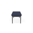 thumbnail image 5 of Lenox Steel Reception Waiting Room 3-Seat Bench / Charcoal Steel / Blue, 5 of 5