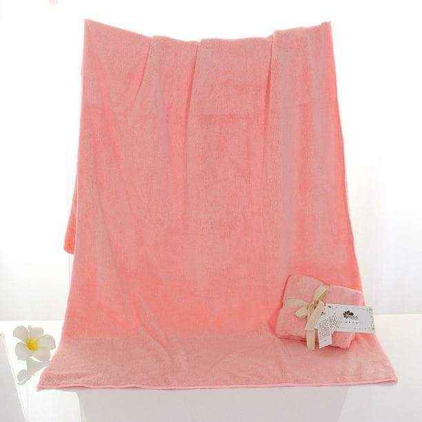 Toalla de baño de fibra ultrafina con fuerte absorción de agua, toalla de baño de vellón coral 70 * 140