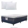 thumbnail image 1 of Colchon Matrimonial Restonic Seul + Box azul Almohada 2-Pack, 1 of 8