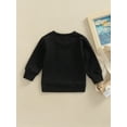thumbnail image 4 of Franhais Baby Boy's Girl's Sweatshirt, Halloween Long Sleeve Round Neck Letter Printed Warm Loose Tops, 4 of 8