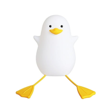 

LED Night Light Cute Exquisite Touch Control USB Charging Night Light with Mobile Phone Holder Duck Night Lamp