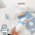 thumbnail image 2 of Super Cute Airpods 3rd Case, 3D Cartoon AirPods Silicone Protective Case with Airpods Accessories Finger Loop Strap (White Duck, AirPods 3), 2 of 13