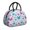 Butterfly and Blue, variant on Butterfly and Monarch Orange Pattern Insulated Lunch Bag,Leakproof Large Capacity Lunch Box for Work,Picnic or Travel,11.4 X 6.7 X 8.3 Inches