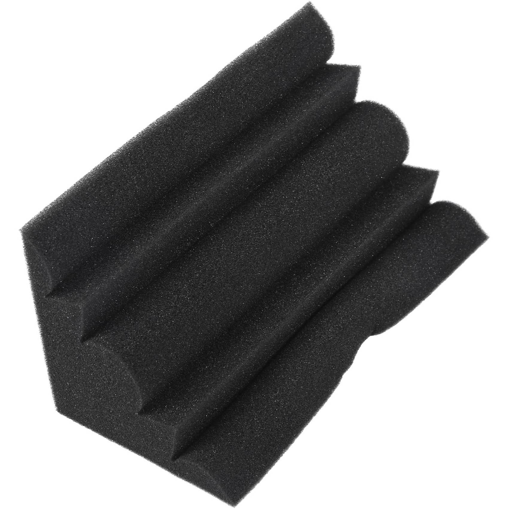 12 Pcs Corner Bass Trap Acoustic Panel Studio Sound Absorption Foam 12 x 12 x 24cm