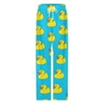 thumbnail image 4 of Bunch of Rubber Ducks Pajama Pants Breathable with Pockets Pajamas For Lady Vintage Sleeping Pants Bedroom Homewear, 4 of 6