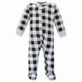 thumbnail image 4 of Hudson Baby Infant Boy Premium Quilted Zipper Sleep and Play, Bear Gray Black, 0-3 Months, 4 of 4