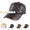 Coffee Leather Baseball Cap 1Pcs - A5, variant on Warm Guard Cap,Warm Leather Baseball Caps,Mens Winter Outdoor Windproof Waterproof Leather Shell Fleece Lining Caps
