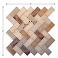 thumbnail image 4 of Truu Design Plastic Peel/Stick Backsplash Wall Tile Set Multi-Color (Set of 6), 4 of 5
