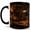 Black, variant on Candlelit Cottage Kitchen 11oz Ceramic Mug, Warm Baking Coffee Cup
