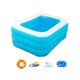 thumbnail image 1 of Piscina inflable familiar Piscina inflable rectangular familiar durante 3 años para arriba - 1,3 M 1.3M Sunnimix Piscina inflable, 1 of 8