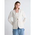 thumbnail image 3 of Scoop Women’s and Women's Plus Linen Blend Blazer, Sizes XS-4X, 3 of 7