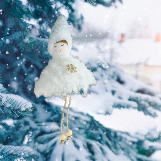 Colgante Muñeca Angelito Ganfancp Muñeca de peluche Adornos de Navidad
