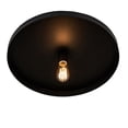thumbnail image 4 of Meyda Tiffany 210334 Alva 20" Wide Semi-Flush Ceiling Fixture - Solar Black, 4 of 7