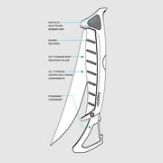 Toadfish 1082 Fold Filet Knife-8.5