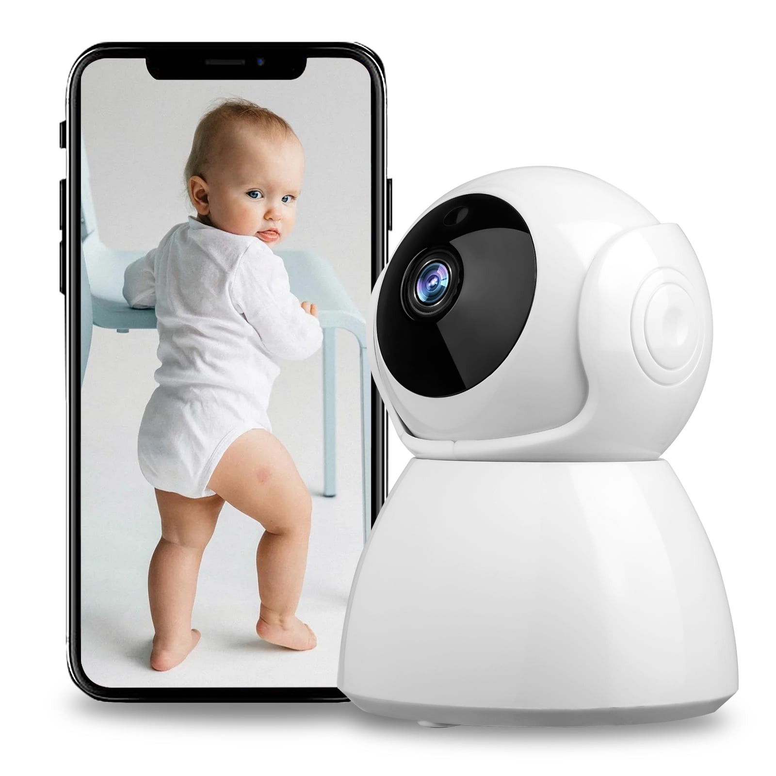 Home Security Camera 1080 7p Hd Wifi Ip Camera Tsv Indoor Home Wireless Surveillance Camera With Two Way Audio Remote Access Motion Detect Micro Card Storage Not Included Walmart Com