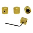 thumbnail image 4 of 4 Metal Tone Volume Speed Control Dome Knobs for Tone Volume Button Replacement Parts Instrument Accs Hole Electric Guitar Bass Golden, 4 of 7