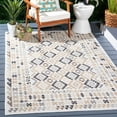 thumbnail image 2 of SAFAVIEH Sunrise Wade Geometric Reversible Indoor/Outdoor Area Rug, Ivory/Beige Black, 8' x 10', 2 of 3