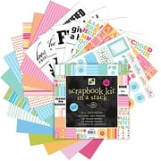 Die Cuts With A View 12X12 Scrapbook Kit In A Stack, All Occasion
