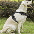 thumbnail image 3 of MoNiBloom No Pull Mesh Dog Harness for Large Dogs, Reflective Vest Pet Harness with Control Handle, Black L, 3 of 9