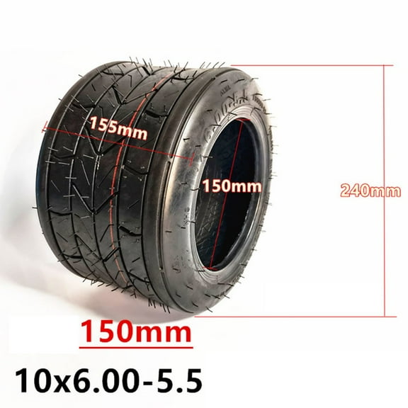 10inch 10x6.00-5.5 or 10*6.00-6 Outer tire For Electric Vehicles Tubeless Tyre