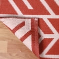 thumbnail image 4 of Contemporary Arrow Indoor/ Outdoor Rug, 5'5" x 7'5", Rust, 4 of 9