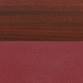 thumbnail image 7 of Cain 66" x 24" Training Table- Mahogany & 2 'M' Stack Chairs- Burgundy, 7 of 7